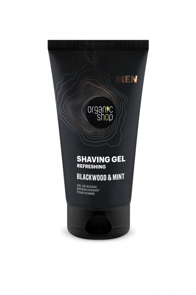 Gel de afeitado refrescante «corteza de roble y menta» de 150 ml, Organic Shop