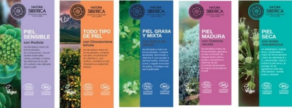 Lote 5 cartelas ns facial, Natura Siberica