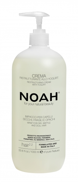 Crema reestructurante con yogur: (2.2) 1000 ml, Noah
