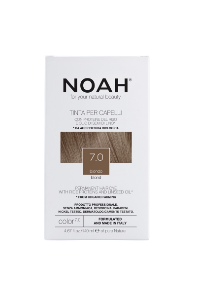 Tinte capilar rubio, (7.0) 140 ml, Noah