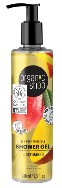 Mix gel de ducha reparador de mango 280 ml, Organic Shop