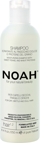 Champú hidratante con hinojo dulce, (1.2) 250 ml, Noah