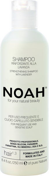Champú fortalecedor con lavanda, (1.3) 250 ml, Noah